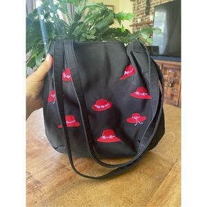 Girls  shoulder bag with red hats